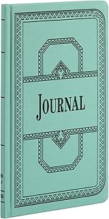 Account Book, Journal Ruled, Green, 150 Pages