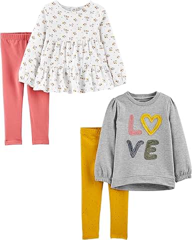 Girls' 4-Piece Playwear Set
