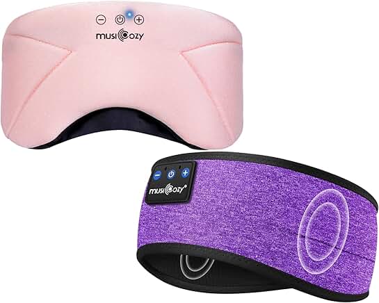Wireless Sleep Headphones with Eye Mask and 14H Playtime