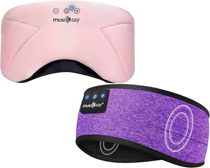 Wireless Sleep Headphones with Eye Mask and 14H Playtime