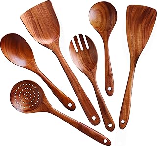 6-Piece Acacia Wood Cooking Utensil Set