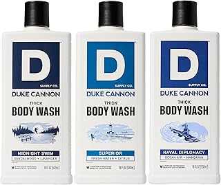Thick High-Viscosity Body Wash for Men, 3 Pack