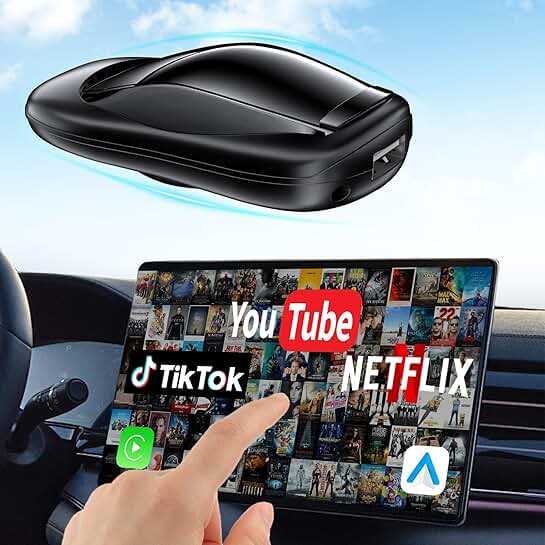 Wireless CarPlay and Android Auto Adapter with Android 13 for 2016 Cars