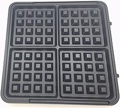 Lower waffle plate for waffle maker