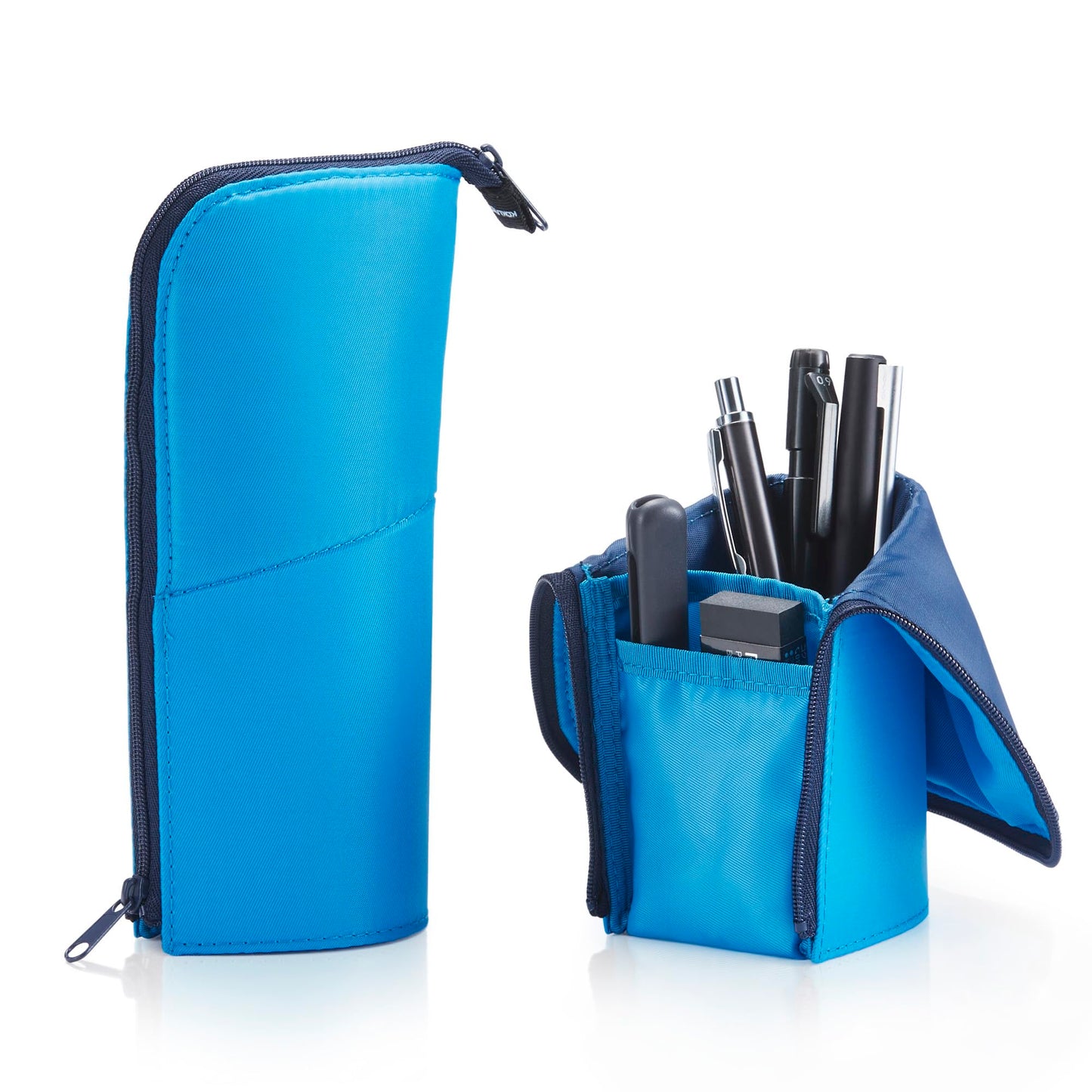 Foldable Stand-up Pencil Case for School and Office