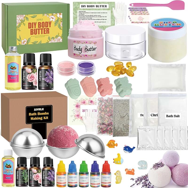 DIY Bath Bomb and Body Butter Making Kit