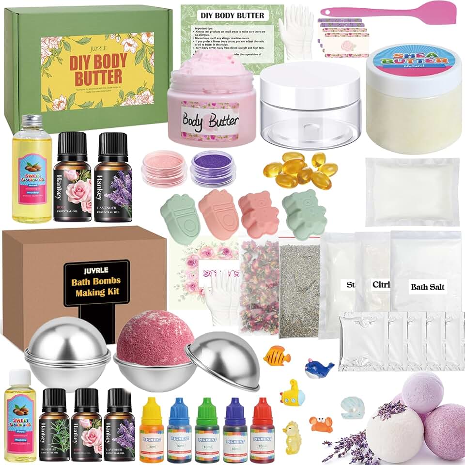 DIY Bath Bomb and Body Butter Making Kit