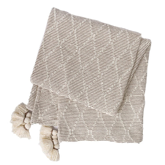 21PK990C5060 Throw Blanket, 60-inch Length, Cotton Cecilia F n)