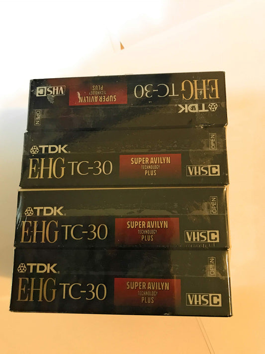 TC-30 EHG VHS-C VIDEOCASSETTE NEW 3 pcs VIDEO TAPE VHSC EXTRA HIGH GRADE