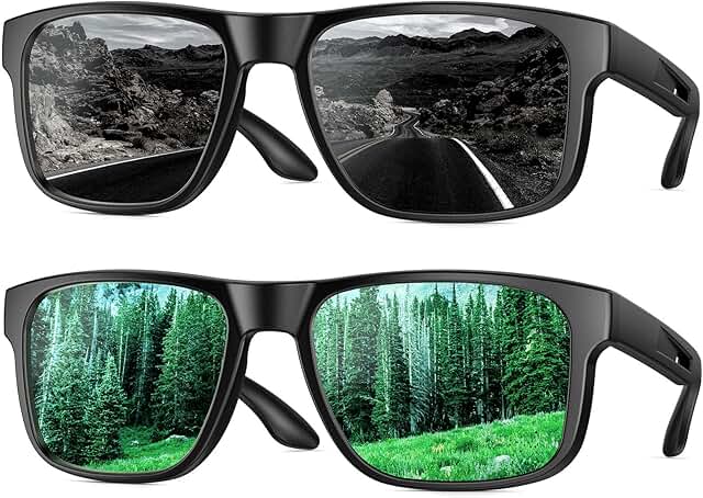 Lightweight Polarized UV400 Sunglasses for Men and Women