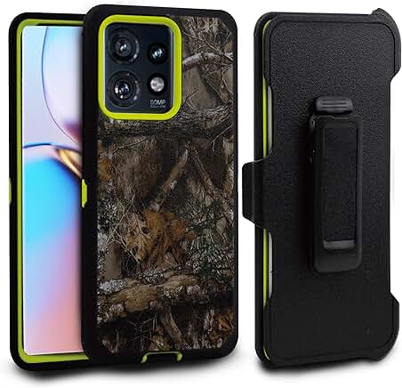 Heavy Duty Shockproof Rugged Phone Case with Belt Clip for Edge 2023