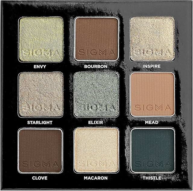 On-the-Go Eyeshadow Palette with 9 Bold Shades
