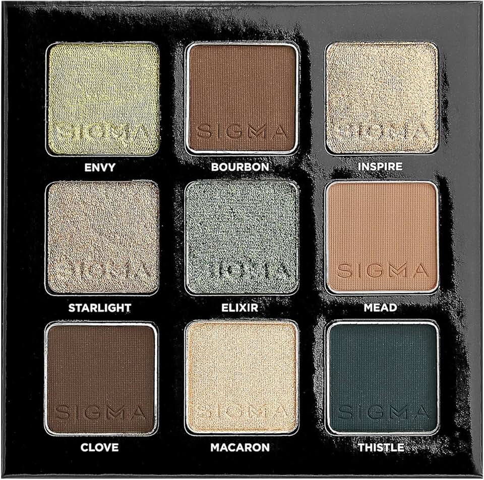 On-the-Go Eyeshadow Palette with 9 Bold Shades