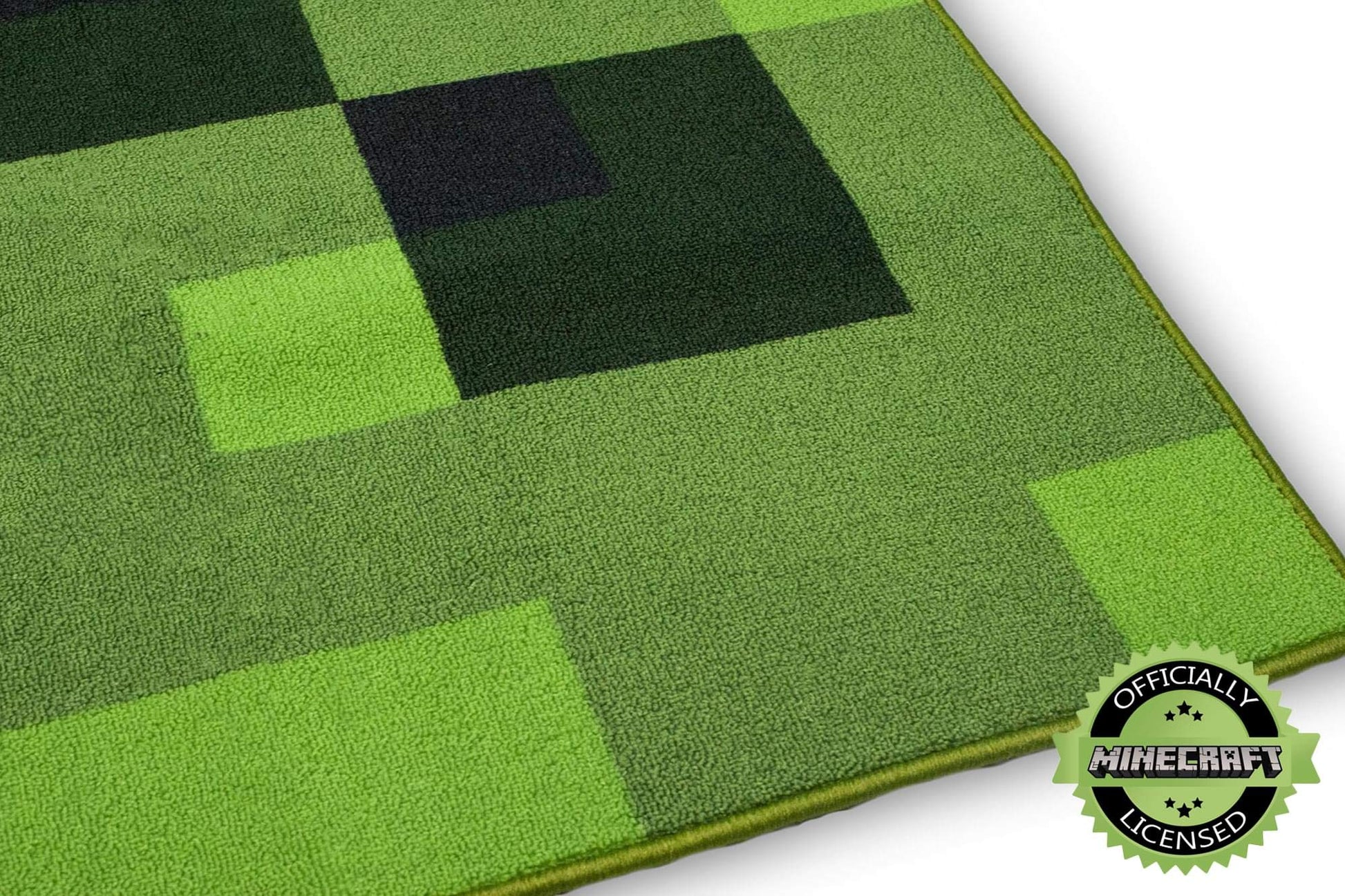 Area Rug  Creeper Decorations Rug Features Creeper from Creeper Face Decorations  39-Inch Square Area Rug