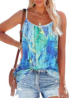 Plus Size Women's Summer Sleeveless Tank Top