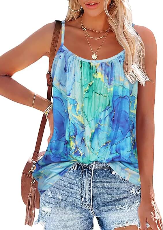 Plus Size Women's Summer Sleeveless Tank Top