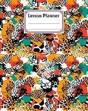 Elementary and high school lesson planner with 121 pages