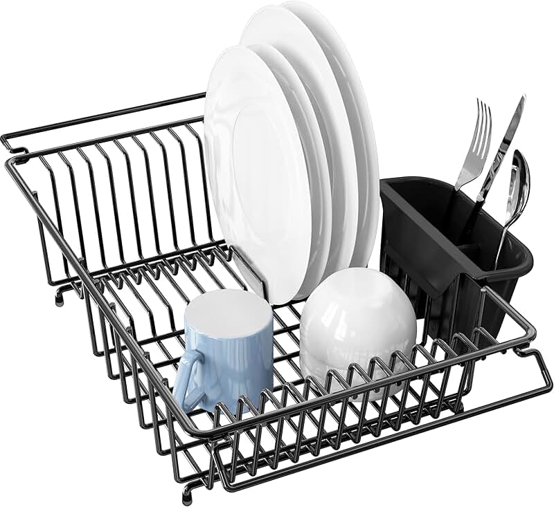 Large Over Sink Stainless Steel Dish Drying Rack