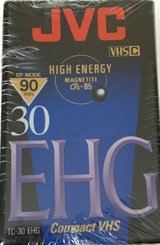 EHG (Extra High Grade Compact) 30 VHS C 4 Pack