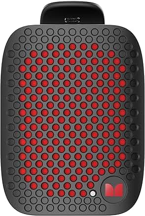 Small waterproof clip-on Bluetooth speaker for calls and music