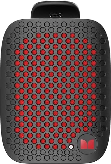 Small waterproof clip-on Bluetooth speaker for calls and music