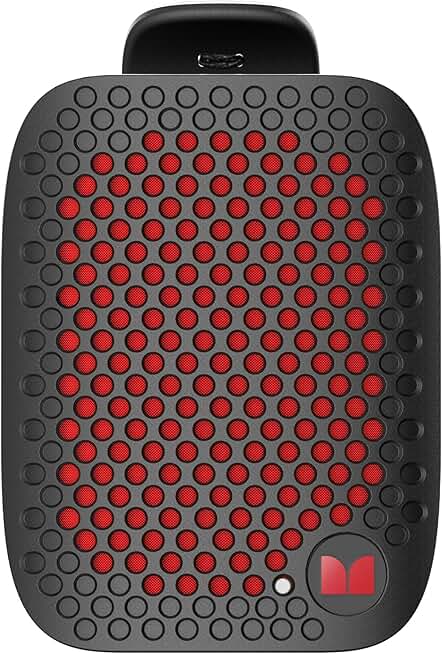 Small waterproof clip-on Bluetooth speaker for calls and music