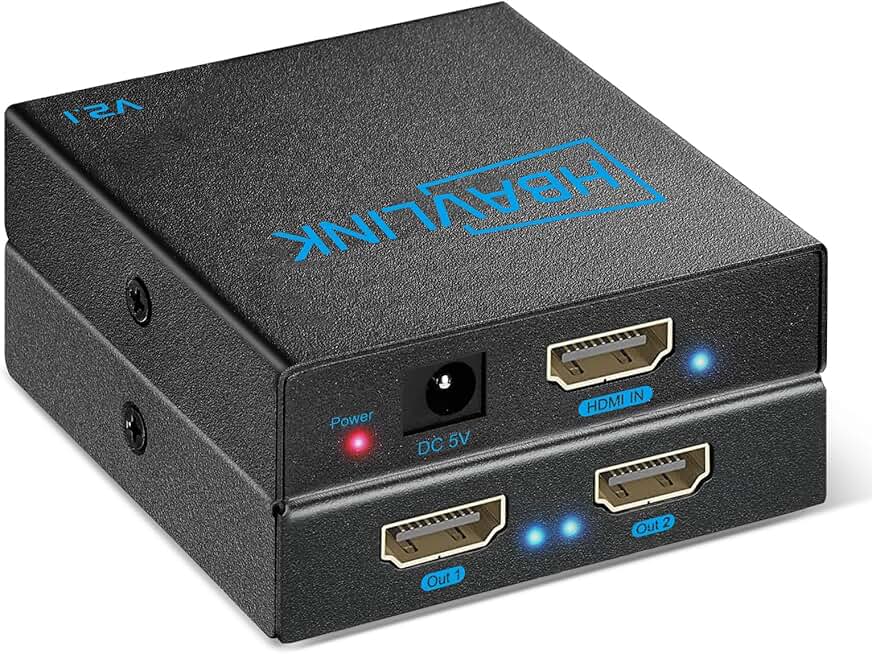 8K HDMI Splitter 1 in 2 Out with HDR and 120Hz
