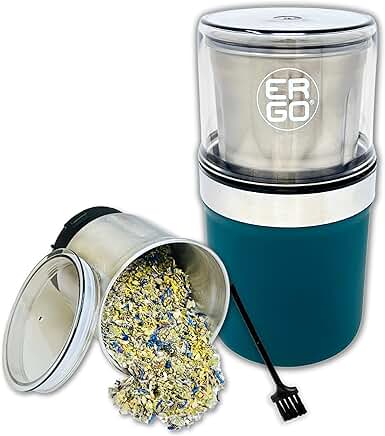 Electric Herb Grinder with Large Capacity and Washable Cup