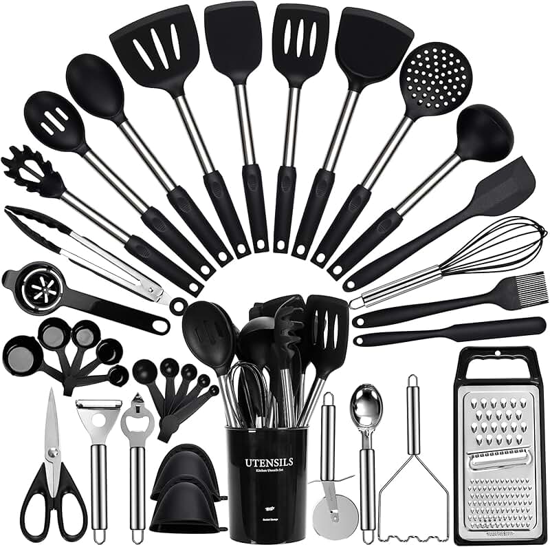 35-Piece Kitchen Utensil Set with Holder
