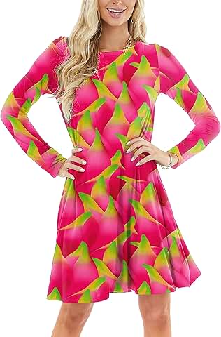 Women’s Watermelon Sleeveless Dress with Pockets