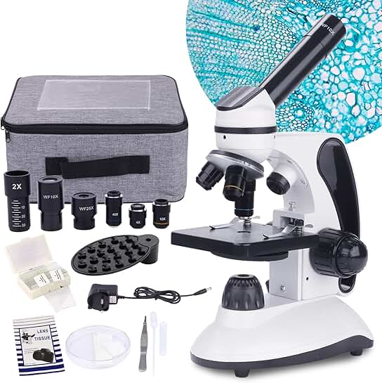 Monocular Microscope for Adults and Students