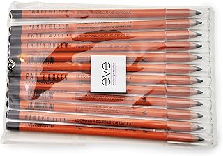 Light Black Eyebrow Pencils, 12 Pack for Microblading and PMU