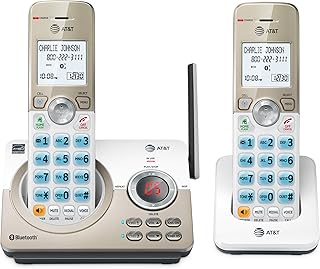 Cordless Phone with 2 Handsets, Call Blocking, and Large Screen