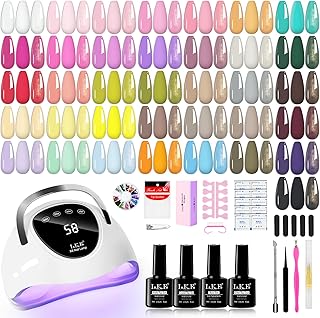 Gel Nail Polish Kit with UV Light and Tools