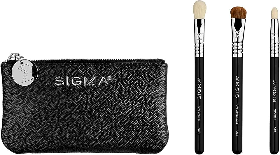 Mini Eye Makeup Brush Set with Bag