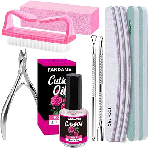 Nail Files and Buffers Kit with Cuticle Care Tools