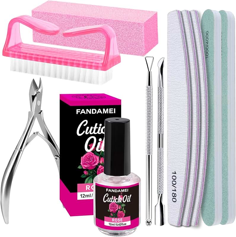 Nail Files and Buffers Kit with Cuticle Care Tools
