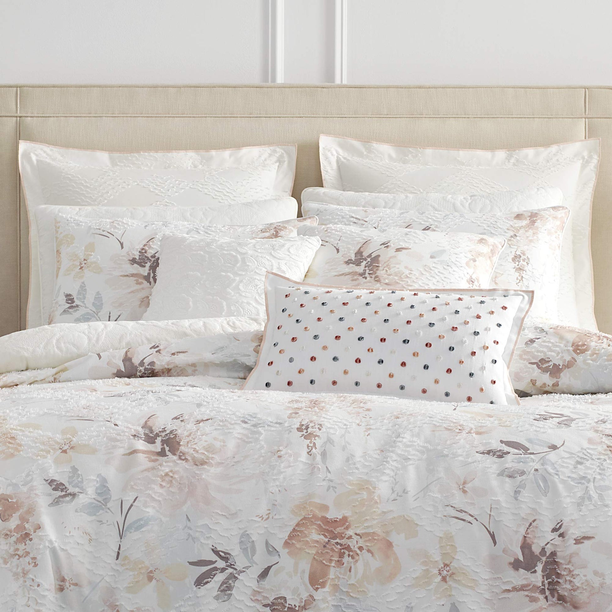 Liana Euro Sham, 26x26, White