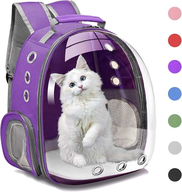 Small Cat and Dog Bubble Backpack Carrier for Travel