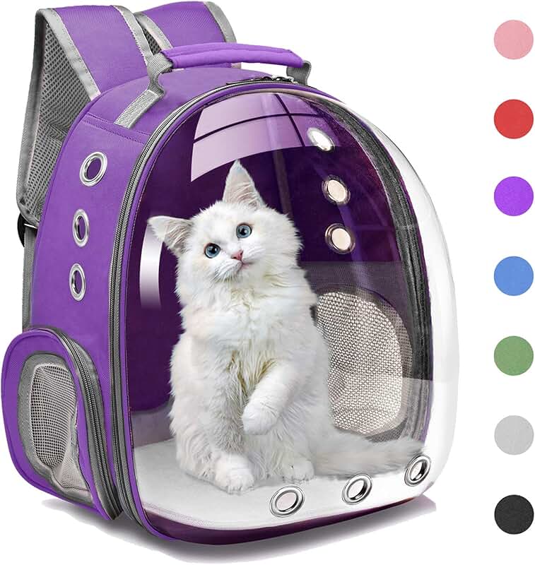 Small Cat and Dog Bubble Backpack Carrier for Travel