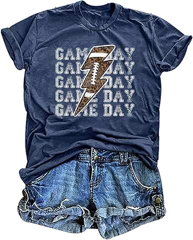 Women’s Sunday Football Game Day T-Shirt