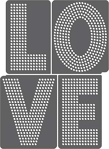 Black 5-Inch Rhinestone Letter Magnetic Template