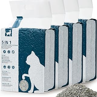 Fast Clumping Tofu Cat Litter, 4 Pack