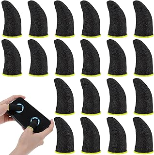 Set of 20 Breathable Finger Sleeves for Gaming