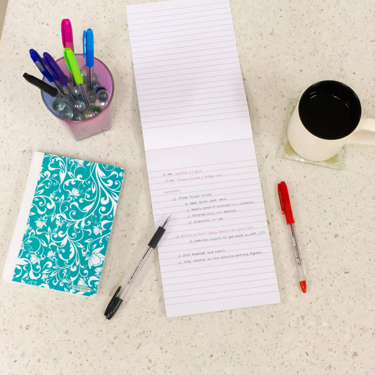 6x9 Inch Lined Memo Notebook, 100 Sheets