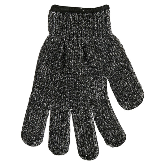 Simply Spa Charcoal Infused Exfoliating Bath Gloves (Pack of 36)