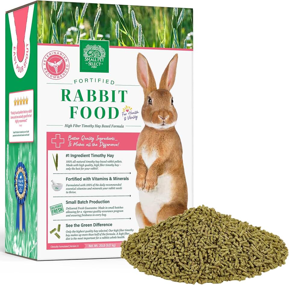 Small Pet Select Rabbit Food Pellets, 20 lb