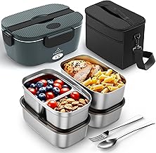 Portable Electric Lunch Box with Stainless Steel Container