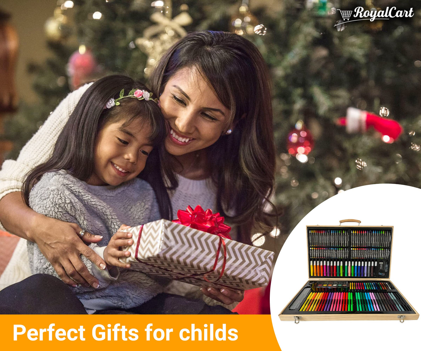 180 Piece Deluxe Art Set with Wooden Case