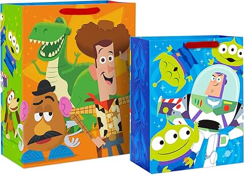 Toy Story Gift Bags for Kids, 2 Sizes